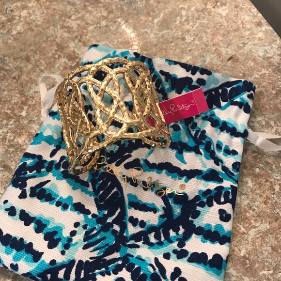 Lilly Pulitzer Swirling Sea Cuff BNWT - Picture 3 of 10